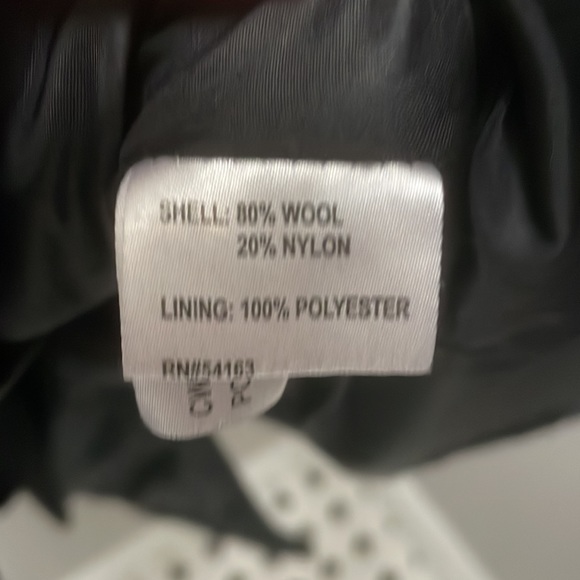 Calvin Klein charcoal gray wool pea coat, size 8 - Picture 4 of 4